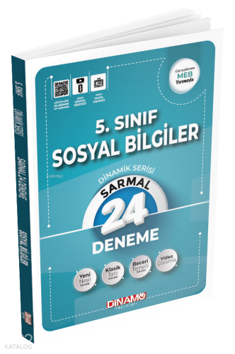 5. Sınıf Sosyal Bilgiler 24 Lü Sarmal Deneme | Kolektif | Dinamo Yayın