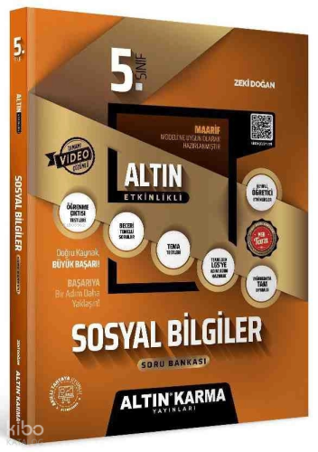 5.Sınıf Sosyal Bilgiler Altın Etkinlikli Kazanım Soru Bankası | Zeki D