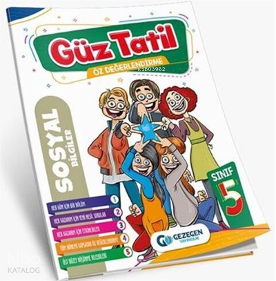 5.Sınıf Sosyal Bilgiler Sosyal Bilgiler Güz Tatil Kitabı