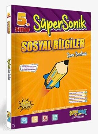 5. Sınıf Süpersonik Sosyal Bilgiler Soru Bankası
