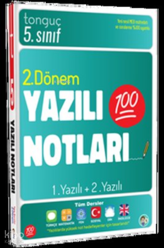 5. Sınıf Yazılı Notları 2. Dönem 1 ve 2. Yazılı | Kolektif | Tonguç Ak