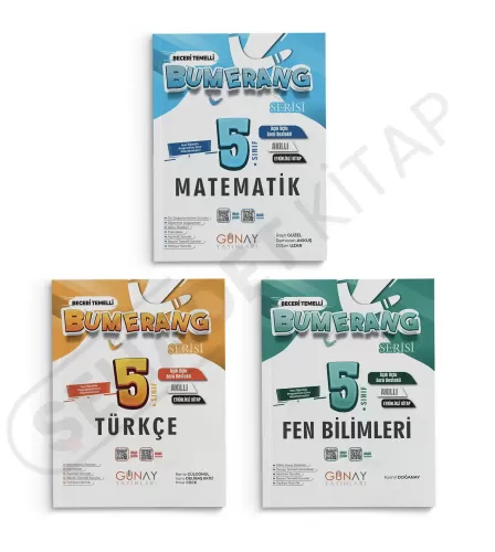 5. Sınıf Bumerang Eğitim Seti 3 Kitap