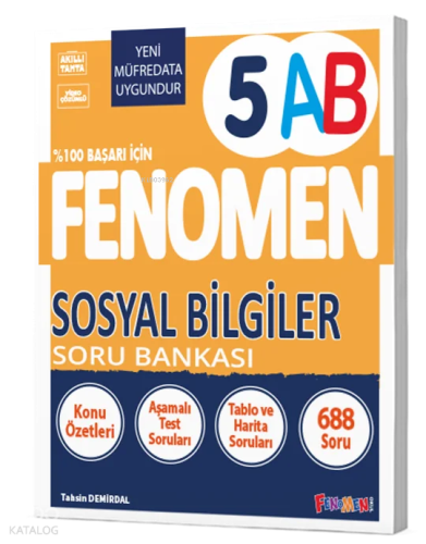 5 Sosyal Bilgiler A-B Soru Bankası | Kolektif | Kurmay Yayınevi (Hazır