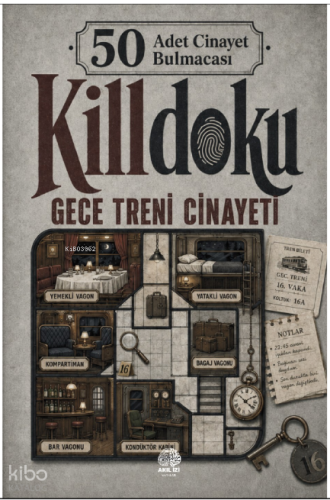 50 Cinayet Bulmacası - Killdoku: Gece Treni Cinayeti | Kolektif | Akıl