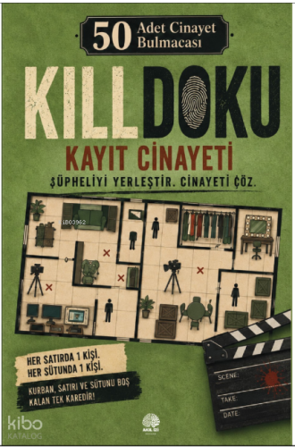 50 Cinayet Bulmacası - Killdoku: Kayıt Cinayeti | Kolektif | Akıl İzi 