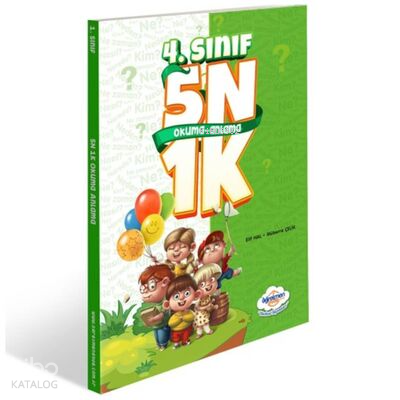 5N1K Okuduğunu Anlama Kitabı (Büyük Boy) | Kolektif | Öğretmen Evde Ya