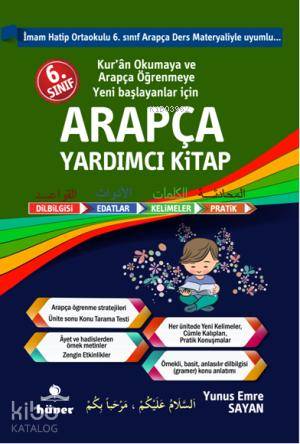 6. Sınıf Arapça Yardımcı Kitap | Yunus Emre Sayan | Hüner Yayınevi