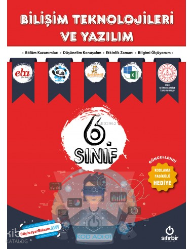 6.Sınıf Bilişim Teknolojileri Ve Yazılım | Kolektif | Sıfırbir Yayınev