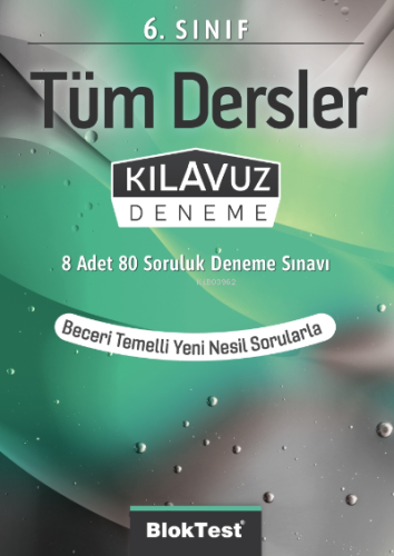 6.Sınıf Bloktest Tüm Dersler Kılavuz Deneme