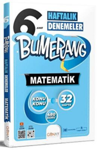 6. Sınıf Bumerang 32 Haftalık Matematik Denemeleri