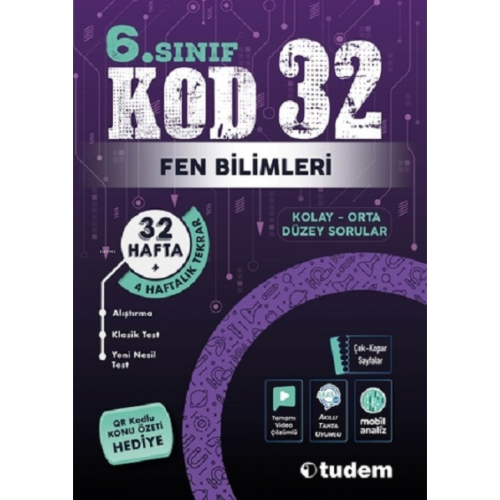 6.Sınıf Fen Bilimleri Kod 32