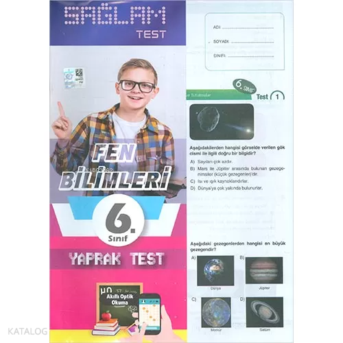 6.Sınıf Fen Bilimleri Sağlam Yaprak Test