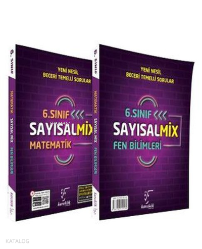 6.Sınıf Fen Bilimleri Sayısal Mix Soru Bankası