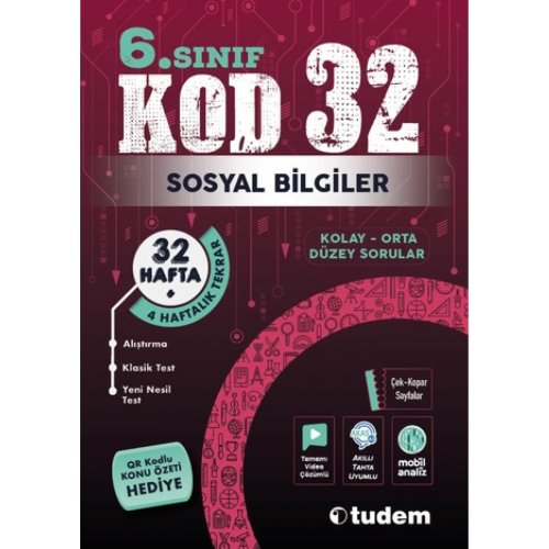 6. Sınıf Kod 32 Sosyal Bigiler