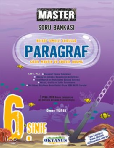 6. Sınıf Master Paragraf Soru Bankası | Kolektif | Okyanus Yayınları (