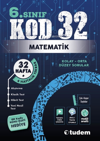 6.Sınıf Matematik Kod 32