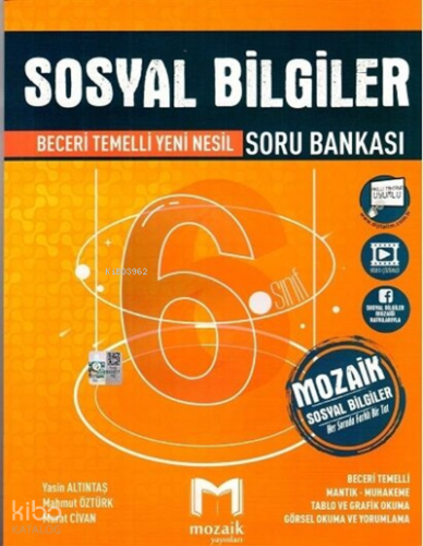 6.Sınıf Mozaik S.B. Sosyal Bilgiler - 2021 | Kolektif | Mozaik (Bayili