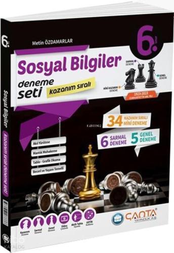6. Sınıf Sosyal Bilgiler Kazanım Sıralı Deneme Seti | Metin Özdamarlar