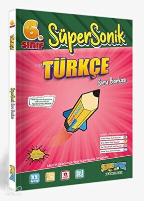 6. Sınıf Süpersonik Türkçe Soru Bankası