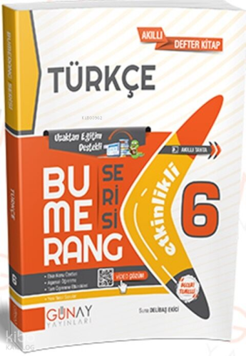 6. Sınıf Türkçe Etkinlikli Bumerang Serisi
