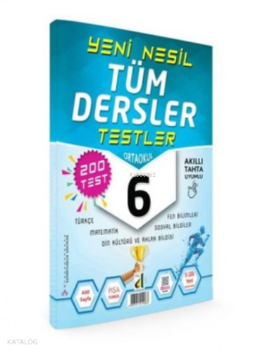 6.Sınıf Yeni Nesil Tüm Dersler Testler