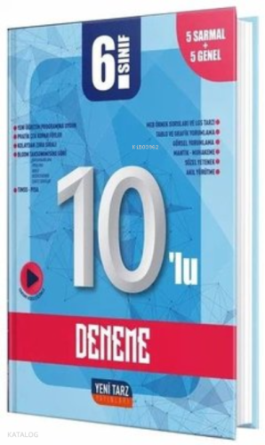 6.Sınıf Yeni Tarz Deneme 10 Lu - 2022