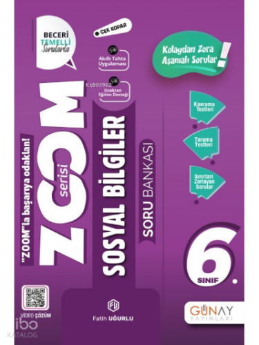 6.Sınıf Yeni Zoom Sosyal Bilgiler Soru Bankası