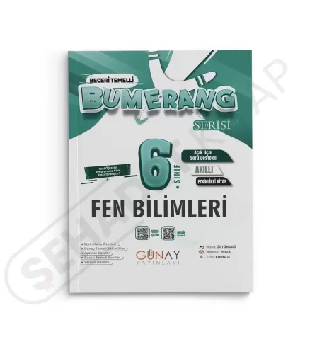 6. Sınıf Bumerang Eğitim Seti 3 Kitap | Kollektif | Günay Yayıncılık