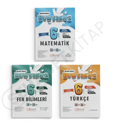 6. Sınıf Bumerang Eğitim Seti 3 Kitap
