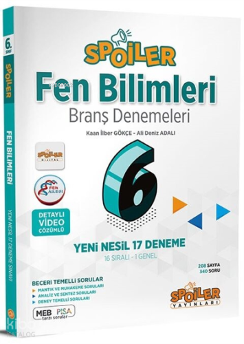 6.Spoıler Brans Fen Bıl Den | Kolektif | Spoiler Yayınları (Hazırlık)