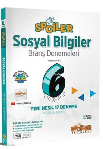 6.Spoıler Brans Sos Bıl Deneme | Kolektif | Spoiler Yayınları (Hazırlı