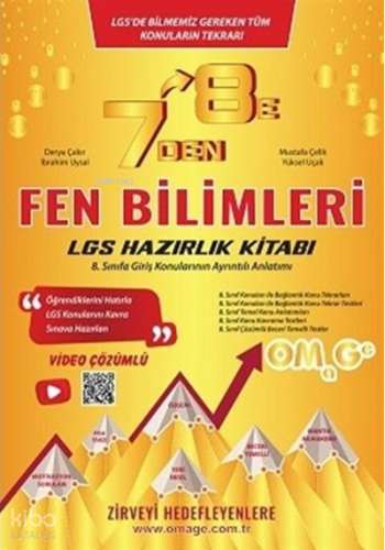 7 den 8 e LGS Fen Bilimleri Hazırlık Kitabı | Kolektif | Omega (Hazırl