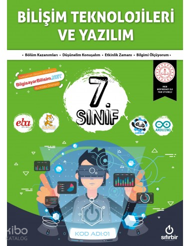7.Sınıf Bilişim Teknolojileri Ve Yazılım | Kolektif | Sıfırbir Yayınev