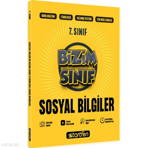 7. Sınıf Bizim Sınıf Sosyal Bilgiler Etkinlikli Soru Bankası | Kolekti