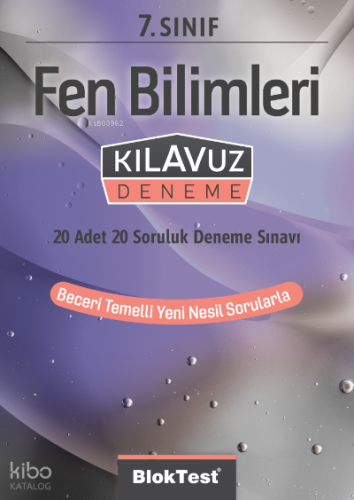 7.Sınıf Bloktest Fen Bilimleri Kılavuz Deneme