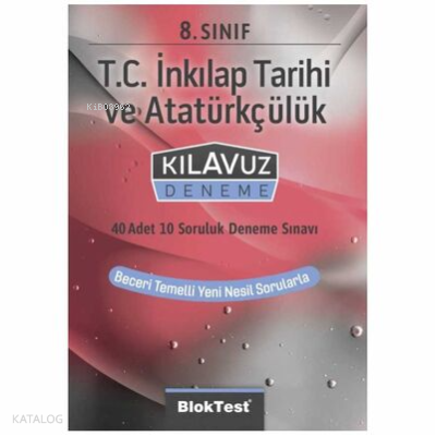 7.Sınıf Bloktest Tc.İnkılap Tarihi Kılavuz Deneme