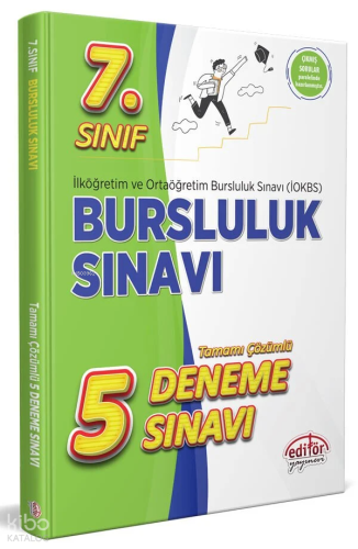 7. Sınıf Bursluluk Sınavı Çözümlü 5 Deneme Sınavı | Kolektif | Editör 