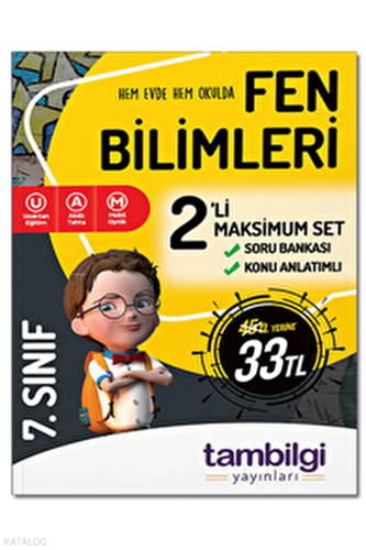 7.Sınıf Fen Bilimleri 2'li Doping Set