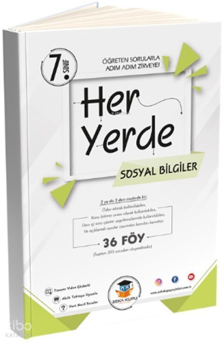 7. Sınıf Her Yerde Sosyal Bilgiler 36 Föy