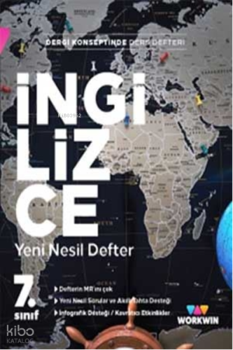 7. Sınıf İngilizce Yeni Nesil Defter Workwin Yayınları