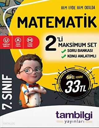 7.Sınıf Matematik 2'li Doping Set Tambilgi Yayınları