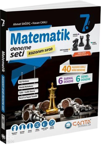 7. Sınıf Matematik Kazanım Sıralı Deneme Seti | Ahmet Sağdıç | Çanta Y