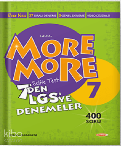 7. Sınıf More More Selfie Test