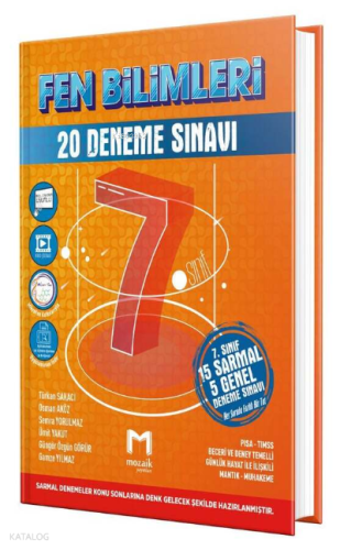 7.Sınıf Mozaik Deneme 20Li Fen Bilimleri - 2023