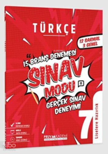 7. Sınıf Sınav Modu Türkçe