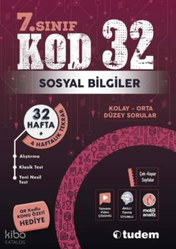 7.Sınıf Sosyal Bilgiler  Kod 32