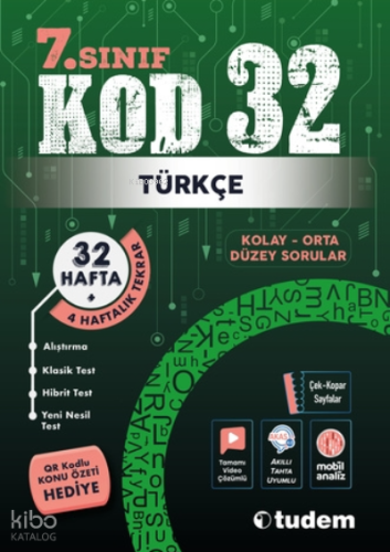 7.Sınıf Türkçe Kod 32