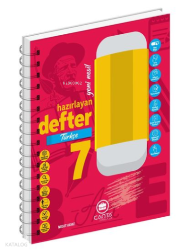 7.Sınıf Türkçe Okula Yardımcı Hazırlayan Defter | Kolektif | Çanta Yay