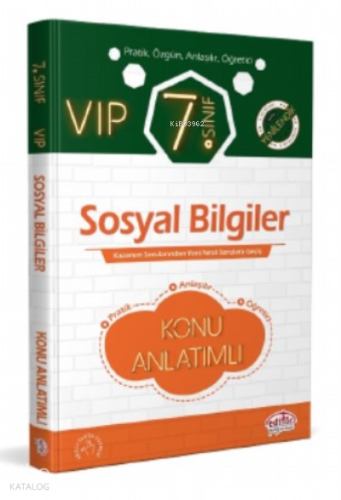 7 Sınıf Vip Sosyal Bilgiler Konu Anlatımlı