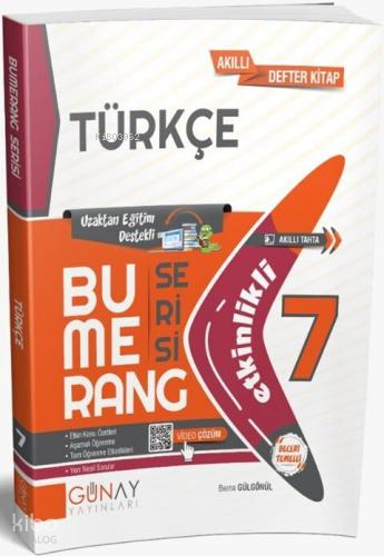 7.Sınıf Yeni Bumerang Etkinlikli Türkçe | Kolektif | Günay Yayıncılık